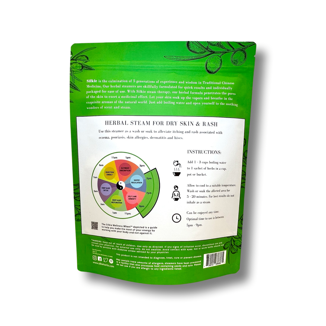 Herbal Steam For Dry Skin & Rash