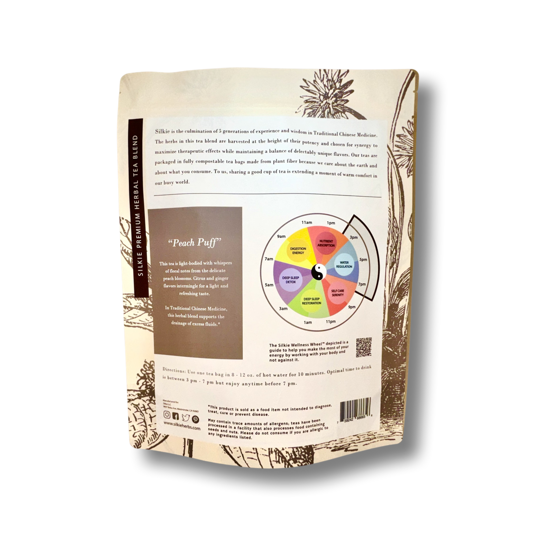 Peach Puff - water reduction tea
