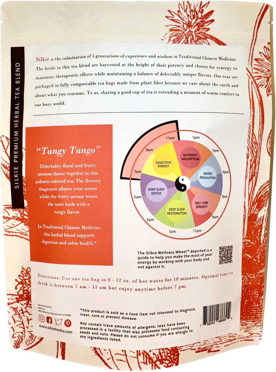2 Gói Trà thảo mộc Tangy Tango - trà hỗ trợ tiêu hóa