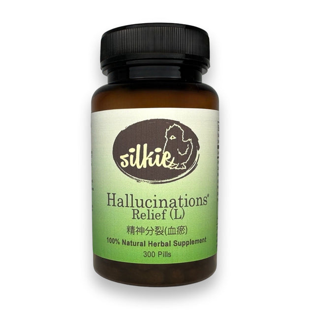 Herbal Pill Hallucination Relief (L) seeing, hearing, sensing things