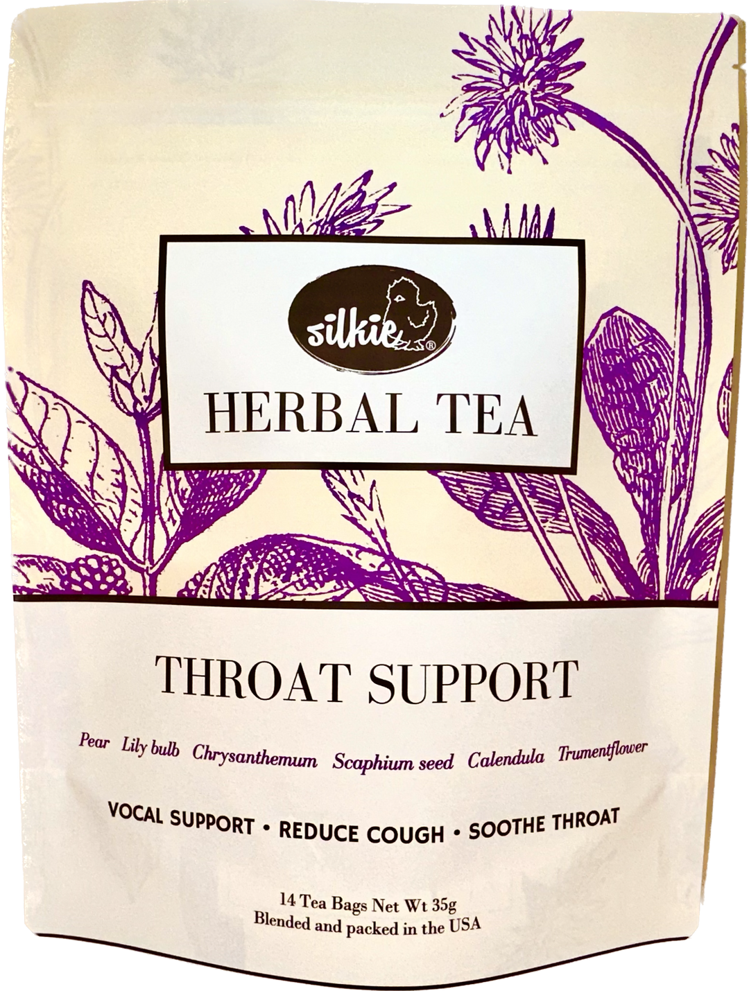 2 Gói Trà thảo mộc Silkie Soothe - Trà hỗ trợ cổ họng