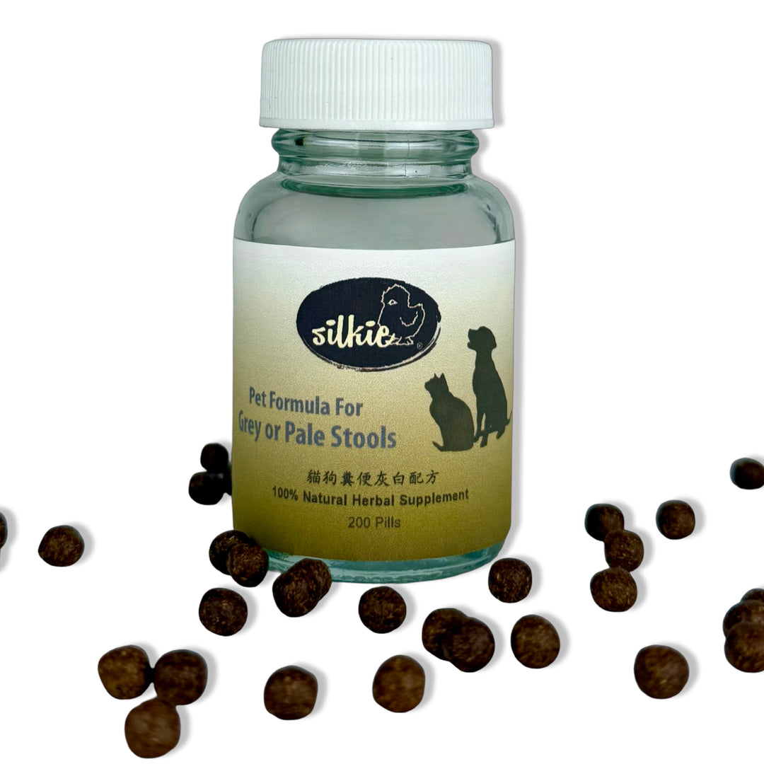 Pet Formula For Grey or Pale Stools - lethargy, fatigue, yellowing of eyes or gums (jaundice), poor appetite, weight loss, abdominal discomfort, bloating...貓狗糞便灰白配方