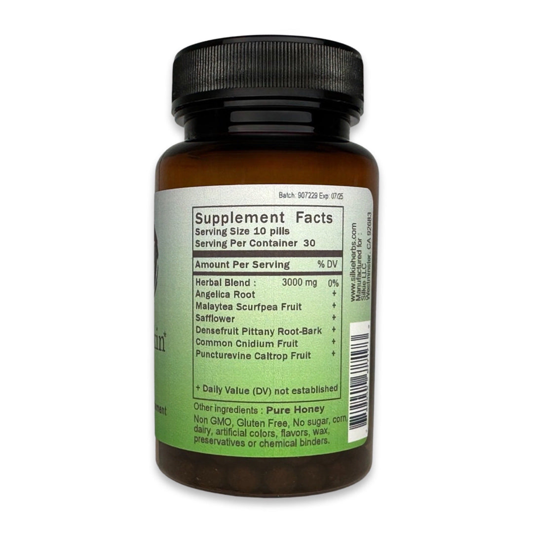 Viên uống thảo dược Healthy Skin 120 viên - bệnh bạch biến, da đổi màu, da đổi màu và dần dần chuyển sang màu sẫm hơn hoặc nhạt hơn...
