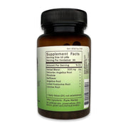 After Stroke herbal formula, 100% Pure natural herbs, blended, made, and packaged in the USA,  Non-GMO | Gluten-Free | No sugar, corn, or dairy  | No artificial colors, flavors, preservatives, chemical binders, or wax 